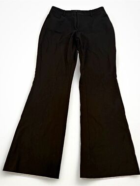 Daisy Fuentes Black Boot Cut Flare Pants size M very soft